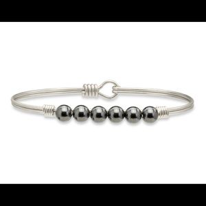 Luca + Dani Crystal Pearl Bangle Bracelet